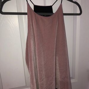 Bloomingdales AQUA velvet camisole top